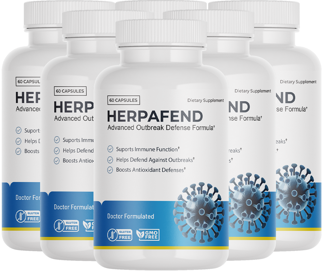 Herpafend 6 bottles — 180-day supply